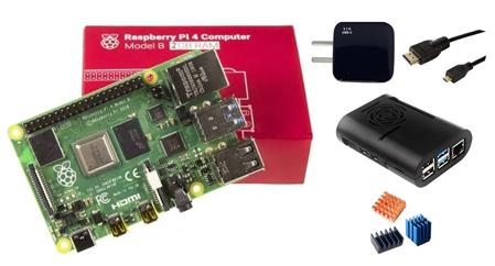Kit Raspberry Pi 4 B 2gb Original + Fuente 3A + Gabinete Slim + HDMI + Disipador